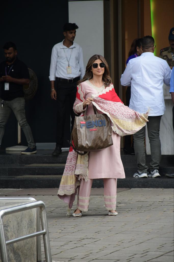 Her outfit showcased her knack for blending casual salwar suits with elegant accessories. 